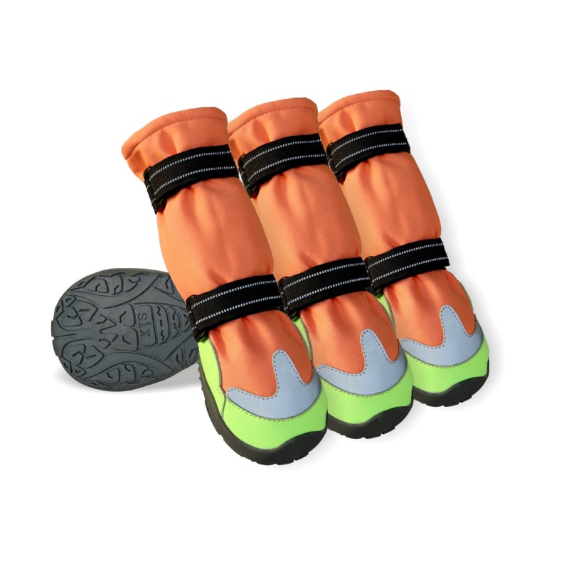 Hosszú kutyapapucsok – Csúszásmentes, Kopásálló, Stabilan a lábon marad, Külső használatra, Gumiból, melegen tartó