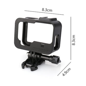 GoPro védő keret forró cipő tartóval és ütésálló védelemmel; kompatibilis GoPro 9–13; anyag: poliészter rost; logónyomtatás elérhető