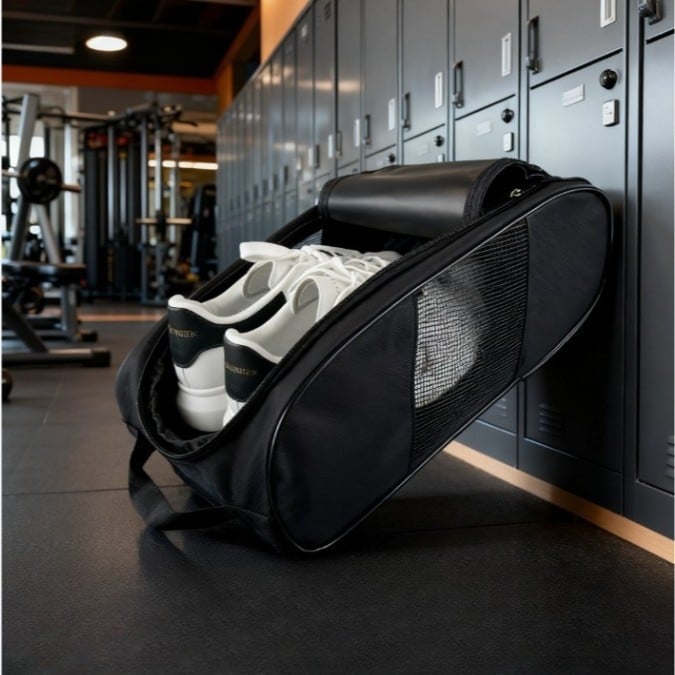 Utazási cipőtaska – Poliészter, modern minimalist stílus, 100 darabos csomag, OEM márka, 2025-ös bevezetés