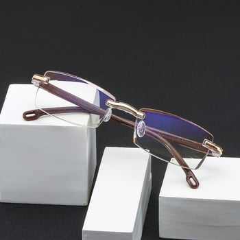 Presbyopia szemüveg keret nélküli, négyzet alakú keret, PC lencsék, PC keret, 2024 nyár