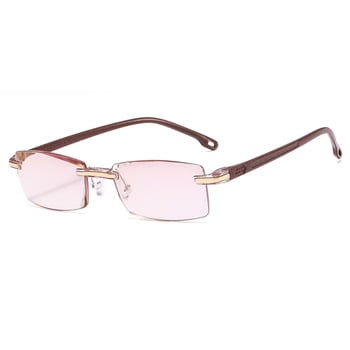 Presbyopia szemüveg keret nélküli, négyzet alakú keret, PC lencsék, PC keret, 2024 nyár