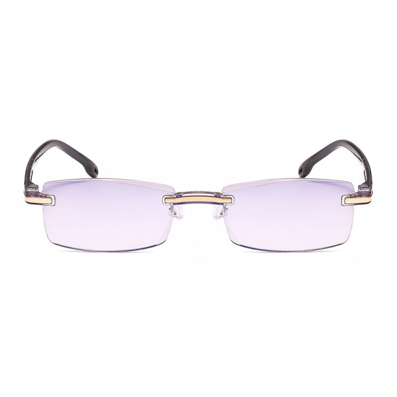 Presbyopia szemüveg keret nélküli, négyzet alakú keret, PC lencsék, PC keret, 2024 nyár