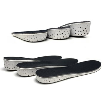 Magasságot növelő EVA talpbetét – Modell 602, teljes talpbetét, uniszex, 2.3–4.3 cm emelés, minden cipőhöz, egész évben.