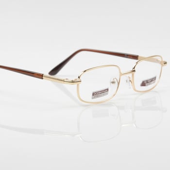 Green pine olvasó szemüveg, teljes fém keret, üveglencsék, dioptria 50-600, modell 8031