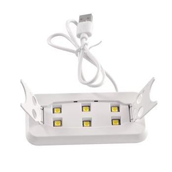 FL CA075 Mini Egér LED Manikűr Lámpa – Hordozható, Gyors Száradás, Több Ujjhoz