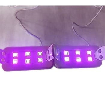 FL CA075 Mini Egér LED Manikűr Lámpa – Hordozható, Gyors Száradás, Több Ujjhoz