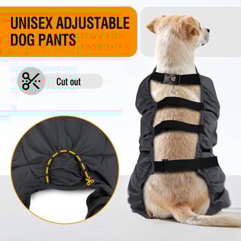 Kutyát teljes testű overál fleece béléssel, vízálló, porálló, csúszásmentes, meleg, tartós (TPE)