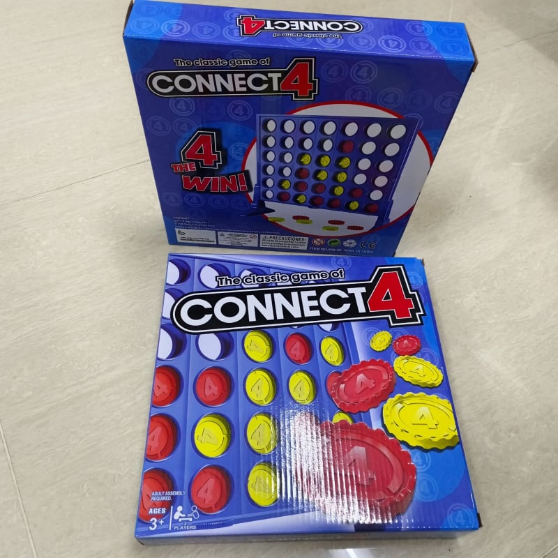 Asztali interaktív társasjáték: Gomoku és Connect Four, műanyag, harci stílusú játék, 7–14 és 15–35 éveseknek
