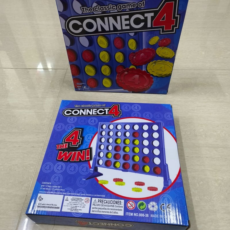 Asztali interaktív társasjáték: Gomoku és Connect Four, műanyag, harci stílusú játék, 7–14 és 15–35 éveseknek