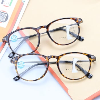 BWOODS pp2587 olvasószemüveg kékfény elleni védelemmel, lencsék gyantából, TR90 keret, kerek forma