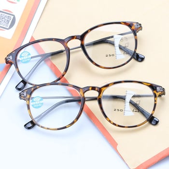 BWOODS pp2587 olvasószemüveg kékfény elleni védelemmel, lencsék gyantából, TR90 keret, kerek forma