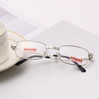 Smooth One Hundred Olvasószemüveg üveg lencsékkel, fém keret, teljes keret, 46×19×134 mm, Modell 503