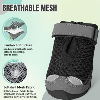 LovitWear kutyacipők, gumi anyag, vízálló, csúszásmentes, kopásálló