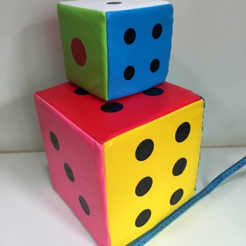 Óriás dobókocka partijátékokhoz: KTV-hez, esküvői kellékek, oktatási eszköz óvodában, Flying Chess játék; zacskóban csomagolva; 0–3 éveseknek; kereskedelmi export exkluzív