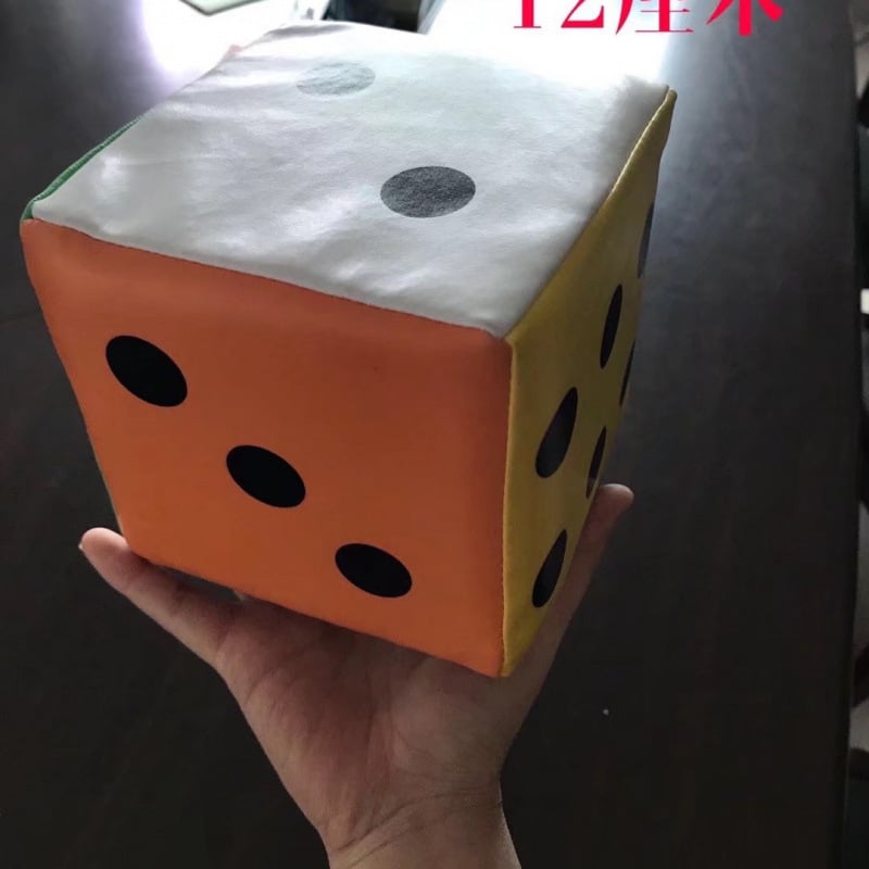 Óriás dobókocka partijátékokhoz: KTV-hez, esküvői kellékek, oktatási eszköz óvodában, Flying Chess játék; zacskóban csomagolva; 0–3 éveseknek; kereskedelmi export exkluzív