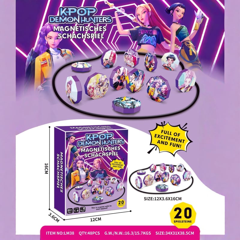 Mágneses küzdő sakk két személyre – Buddy Star családi interaktív oktató játék, fejleszti a gondolkodást és a koordinációt, műanyagból