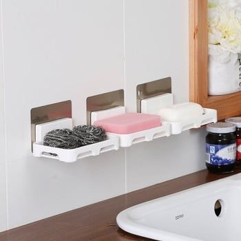 Falra szerelhető szappantartó nylon hálóval, universal modell, fedél nélküli