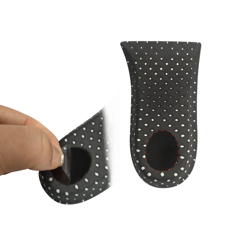 A lábbelik belső talp – félmagas emelő talpbetét, EVA anyag, magasság 3 cm vagy 5 cm, modell 005 half, uniszex mindennapi cipőkhöz