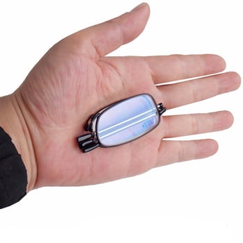 Olvasószemüveg B 001 — tiszta titán, teljes fém keret, uniszex dizájn