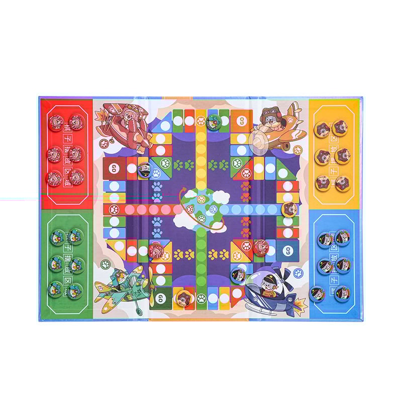 Mágneses, hajtogatható hordozható sakkkészlet gyerekeknek, damával és Gobanggal, papír alapú kivitelben, 7–14 éveseknek.