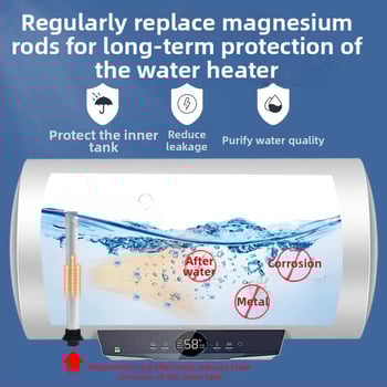 Általános elektromos vízmelegítő magnézium rúd, vízkőmentesítéshez, lefolyó anód, fűtő kiegészítők, valódi magas tisztaság