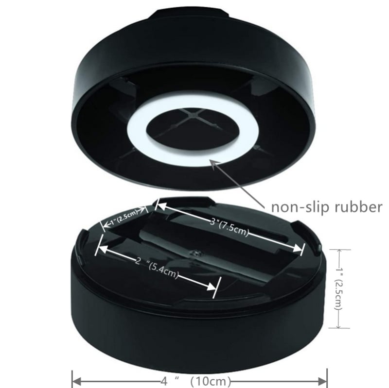 Állítható magasságú bútorlábu párna, csúszásmentes, fényes PP anyagból, injekciós öntésű, modern stílus