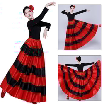 Színpadi előadásra szánt tánc szoknya Belly Dance-hez kínai stílusban, friss és édes dizájn, poliészter anyag több mint 95%, 2025 ősz