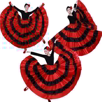 Színpadi előadásra szánt tánc szoknya Belly Dance-hez kínai stílusban, friss és édes dizájn, poliészter anyag több mint 95%, 2025 ősz