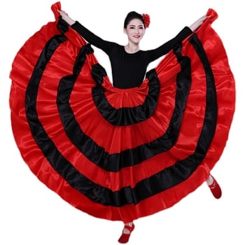 Színpadi előadásra szánt tánc szoknya Belly Dance-hez kínai stílusban, friss és édes dizájn, poliészter anyag több mint 95%, 2025 ősz