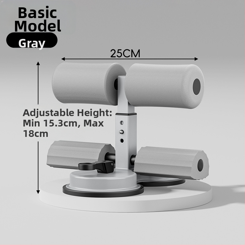 Sit-up asistent so stojanom na telefón, vnútorný tréner brucha so sacou a šesťtrubkovým rámom, vhodný do kancelárie a domova, hmotnosť 980 g