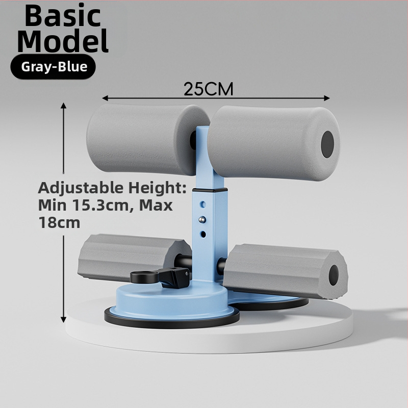 Sit-up asistent so stojanom na telefón, vnútorný tréner brucha so sacou a šesťtrubkovým rámom, vhodný do kancelárie a domova, hmotnosť 980 g