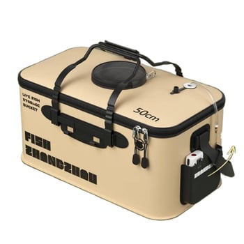 Összecsukható EVA halas vödör élő halakhoz, horgászfelszerelés, megerősített kialakítás