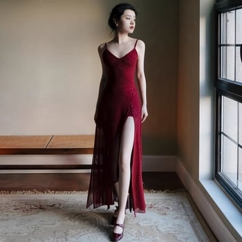 Aszimmetrikus, elasztikus vállpántos hosszú szoknya hastánchoz – Broadway Jazz stílus, poliészter, férfiak számára, 2022 nyár