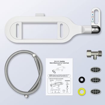 Okos WC-ülőke bidével – ABS anyag, kapcsolóval működtethető, minimalist dizájn