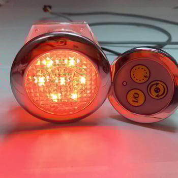 Fürdőkádban használható LED világítás színváltóval, PC anyag, 12V üzemmód, fényűző stílus