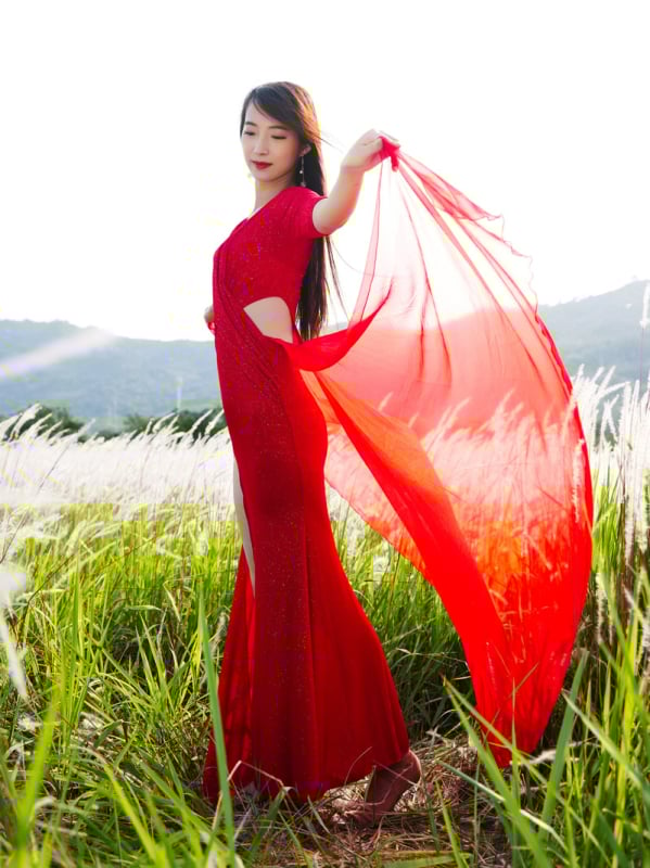 Γυναικείο Κοστούμι Belly Dance – Μοντέρνο Χορευτικό Κοστούμι για Σκηνή, Πολυεστέρας 95%, Επένδυση Πολυεστέρα 95%, Κατάλληλο για Όλες τις Εποχές