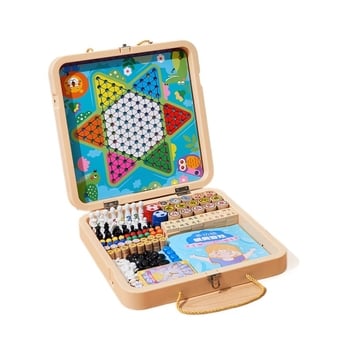 Minden egyben oktatási asztali játék: Go/Gomoku, puzzle, 0–14 éveseknek, márka Lele fish