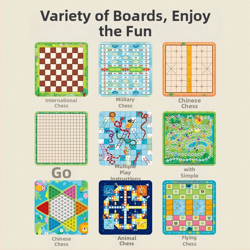 Minden egyben oktatási asztali játék: Go/Gomoku, puzzle, 0–14 éveseknek, márka Lele fish