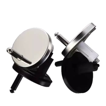 Wc-ülés rögzítő készlet, fém+PP, könnyű luxus stílus, Summer Solstice márka, univerzális kompatibilitás