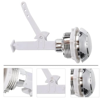 WC-tartály gomb, ABS, egygombos öblítés, modern minimalist stílus