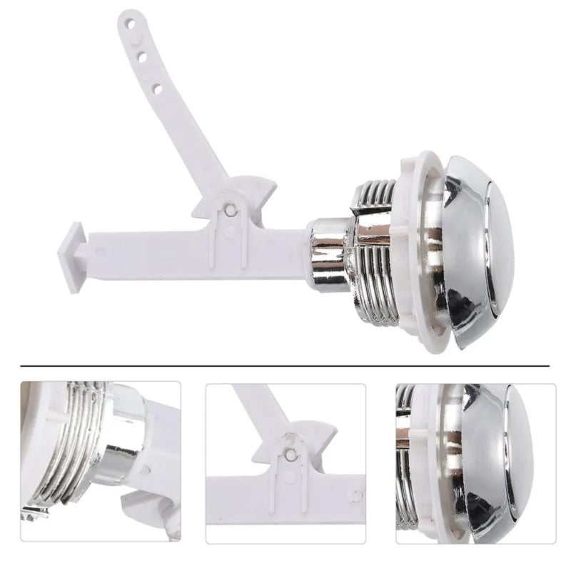 WC-tartály gomb, ABS, egygombos öblítés, modern minimalist stílus