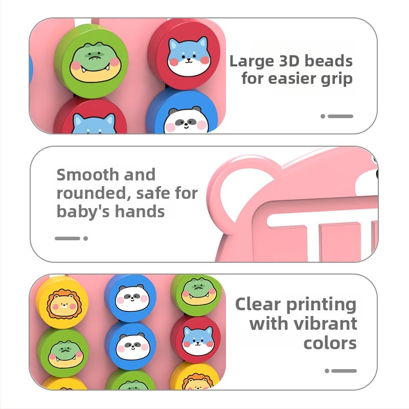 Montessori oktatási puzzle: kétoldalas sakk-tábla gyerekeknek, 4–14 évesek, fejleszti a logikai gondolkodást és a szem-kéz koordinációt