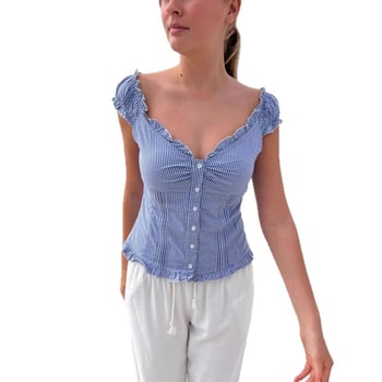 Cardigan-stílusú felső, karcsú szabás, rövid ujjú, V-nyakú, egyszínű poliészter 95% felett