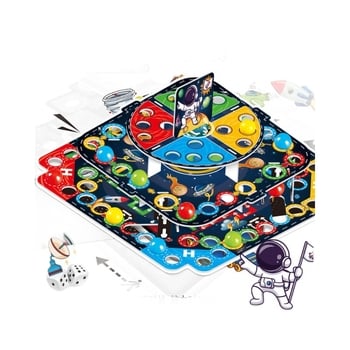 3D repülő sakk gyerekeknek - többfunkciós oktató családi társasjáték papíralapú játékelemekkel