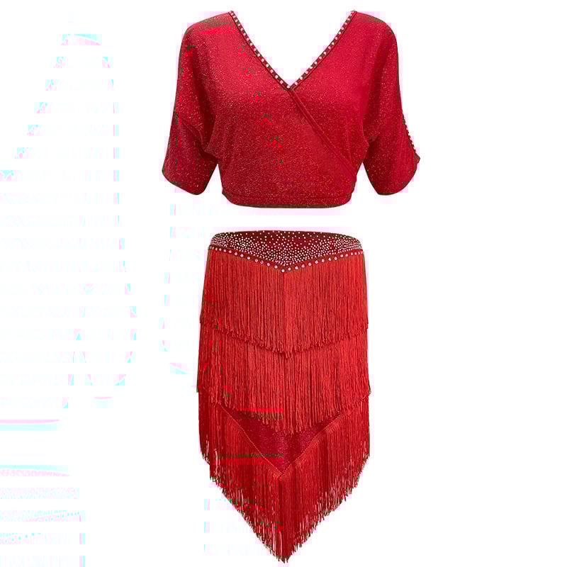 Rochie Belly Dance cu decolteu în V și ciucuri – plasă argintie densă, material principal: nailon, pentru femei, vară 2023