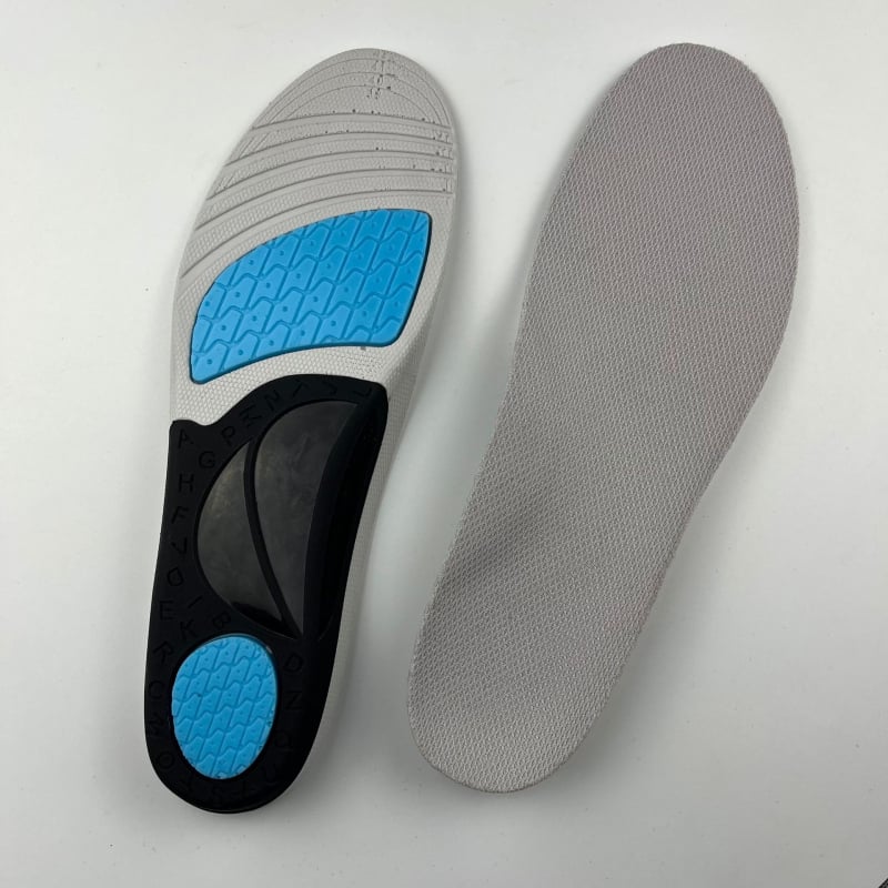 Talpă interioară PU cu suport arcuit, anti-torsion, gel absorbind transpirația, amortizare cu înaltă elasticitate, talpă întreagă ortopedică