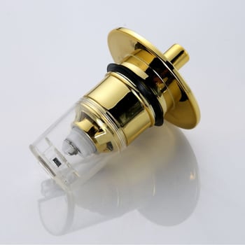 Drenaj pentru chiuvetă cu pop-up – ABS, apăsat pentru funcționare, stil lux ușor, Jidu