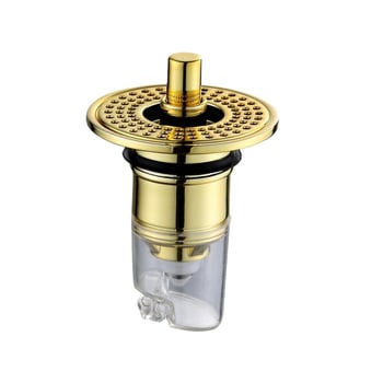 Drenaj pentru chiuvetă cu pop-up – ABS, apăsat pentru funcționare, stil lux ușor, Jidu