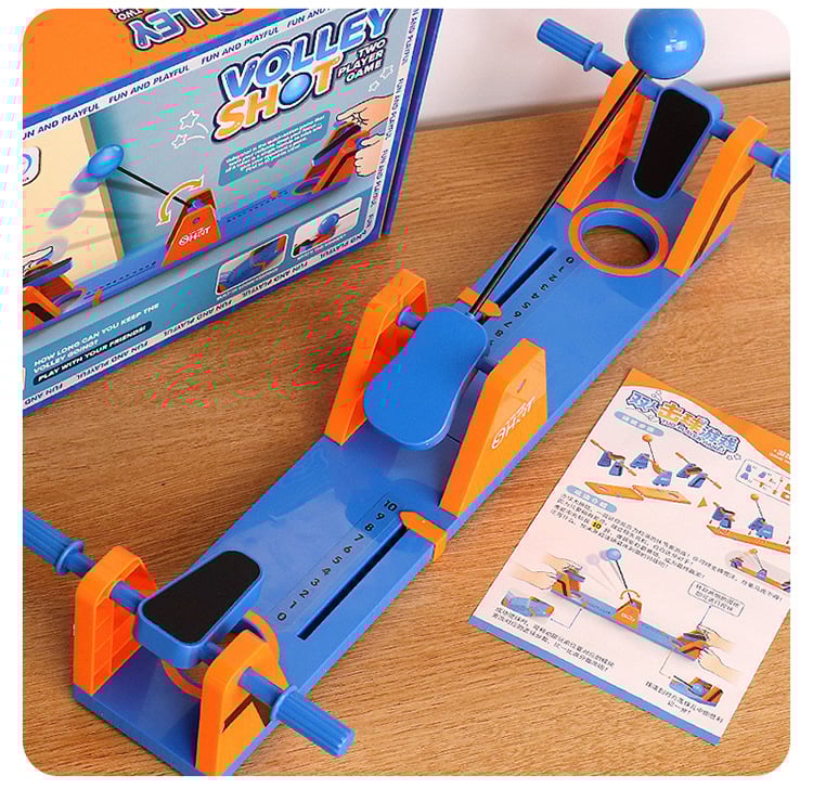 Asztali kétfős interaktív futball–kosárharc játék, oktatási társasjáték, műanyag, JL márka, kéz-szem koordináció, 7–14 évesek