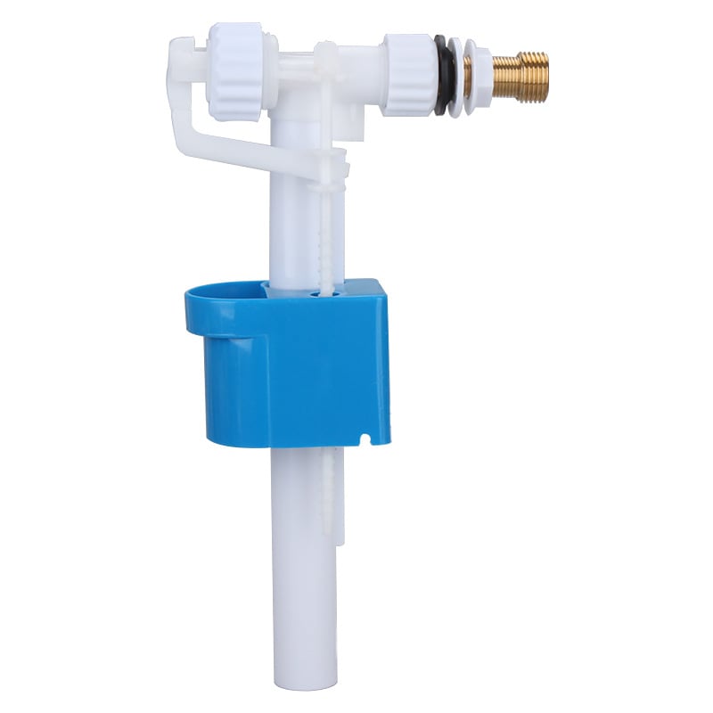 Oldalsó vízbevezető szelep vécéhez — műanyag, injektálással készített, modern dizájn